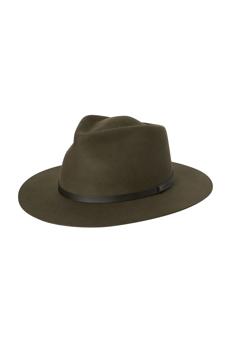 NEW KOORINGAL women\'s goodwin wide brim fedora hat in olive Kooringal Hats Leslie Wide Brim Women main image 2